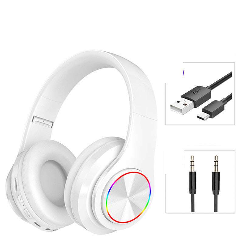LED Wireless Bluetooth Gaming Headphones with TF Card Support - Exactly Bliss