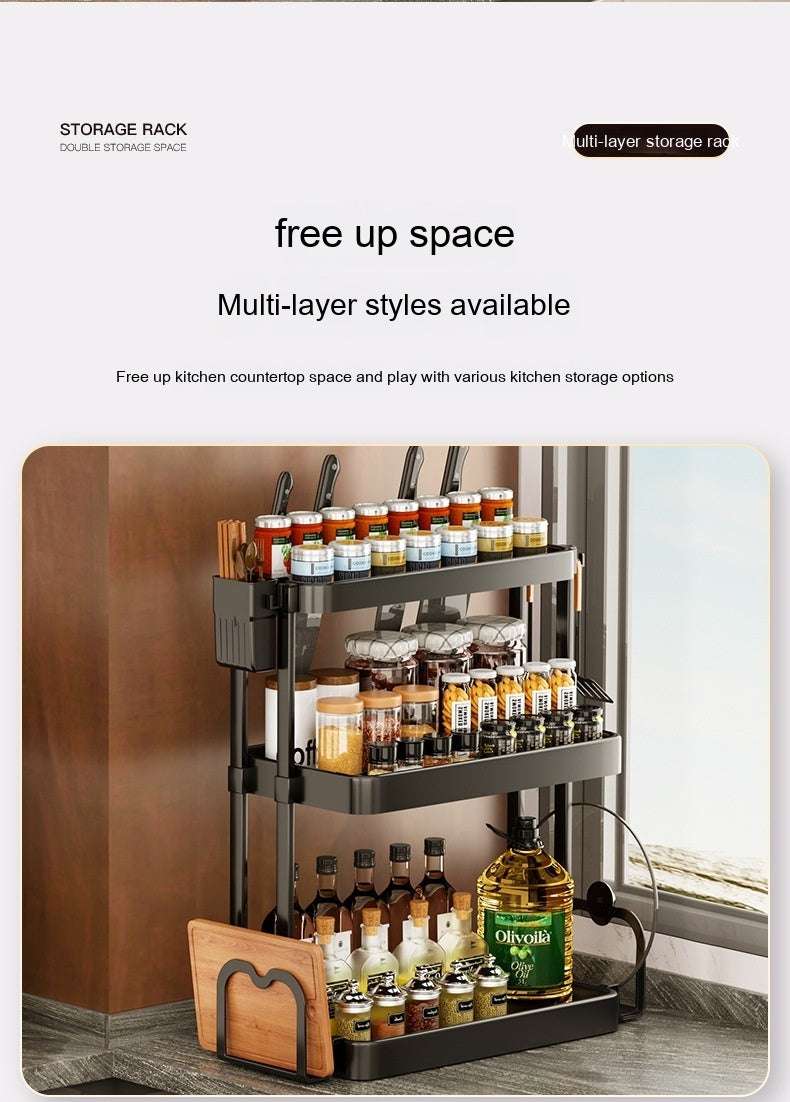 Multi - Tier Kitchen Spice Rack - Exactly Bliss