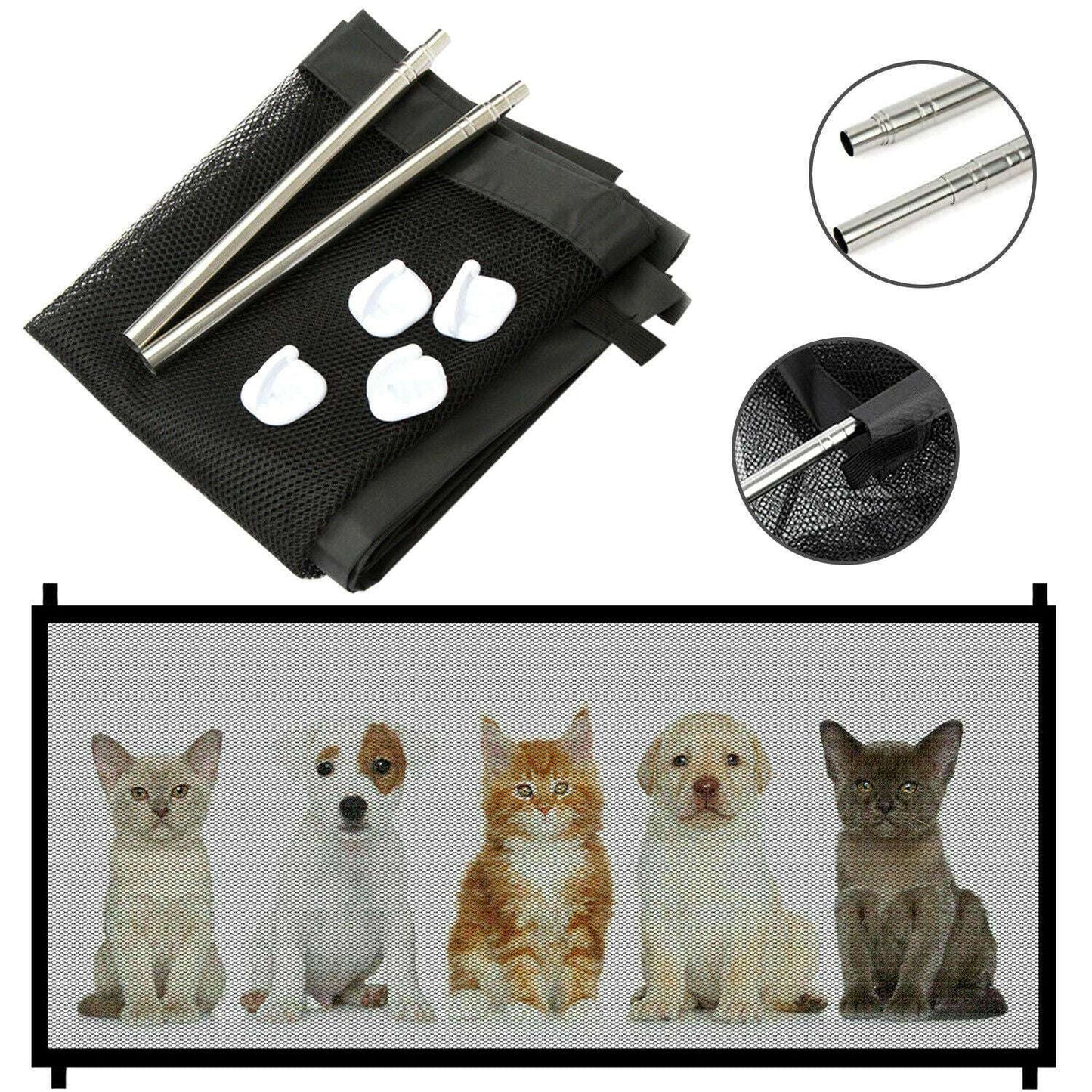 Portable Mesh Pet & Baby Gate - Exactly Bliss