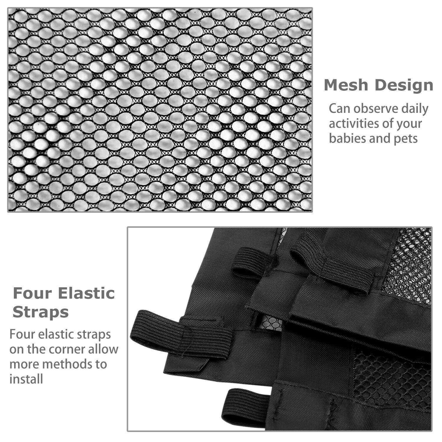 Portable Mesh Pet & Baby Gate - Exactly Bliss
