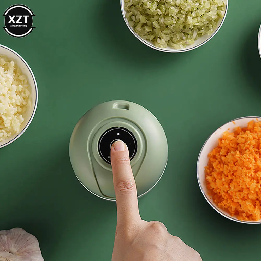 Push Button Mini Food Processor - Exactly Bliss