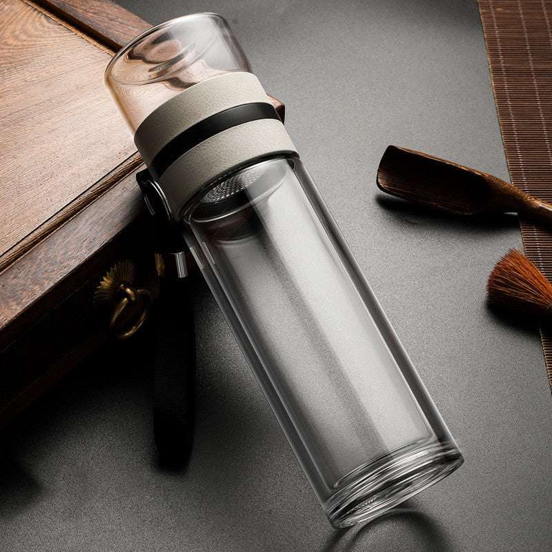 Tea Separation Glass Cup - Exactly Bliss