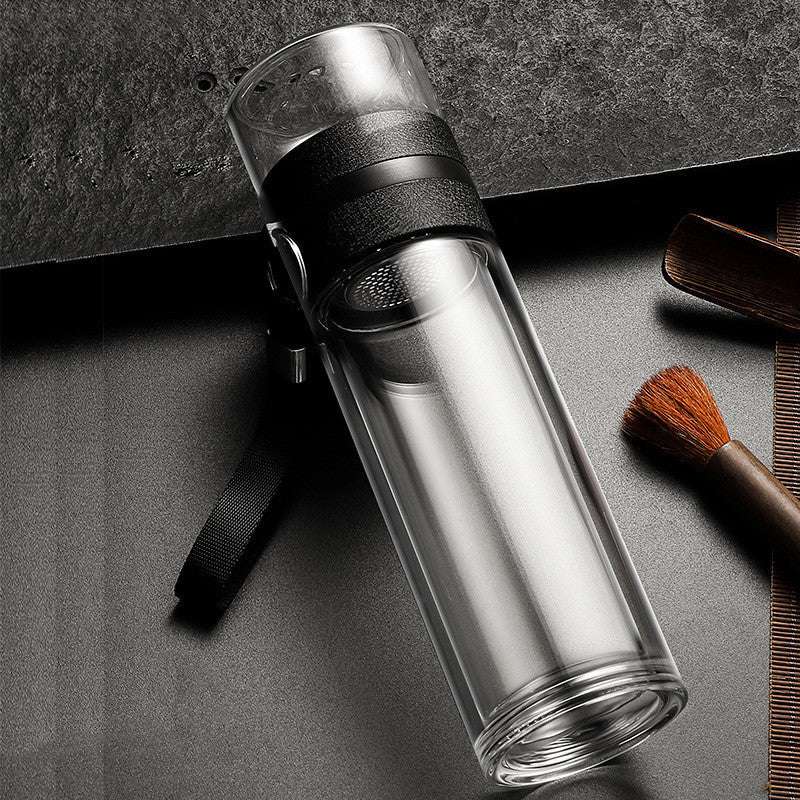 Tea Separation Glass Cup - Exactly Bliss