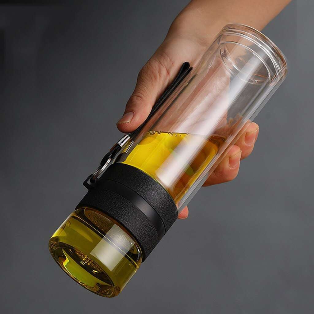 Tea Separation Glass Cup - Exactly Bliss