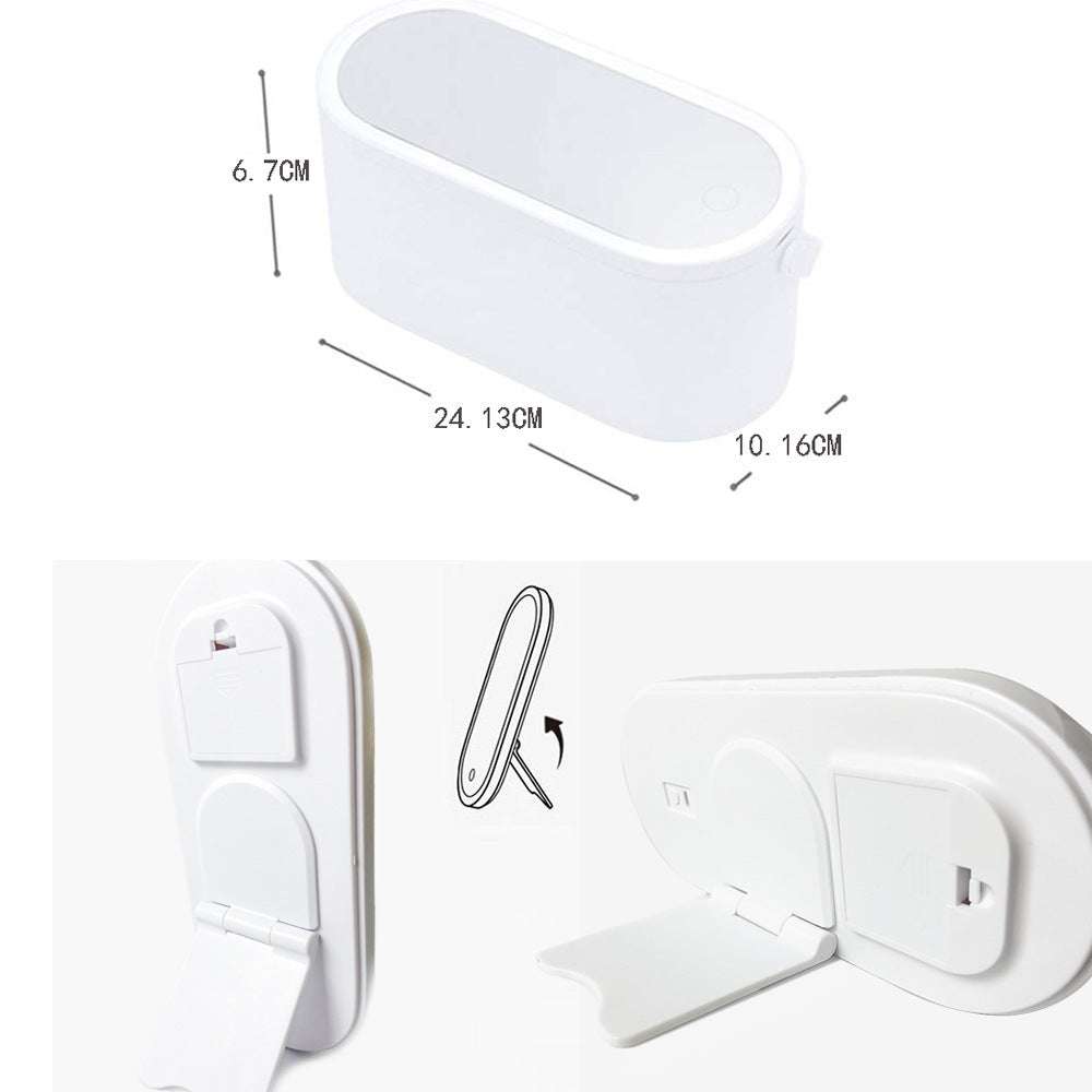 Travel LED Light &amp; Mirror Make - up Storage Box - Exactly Bliss