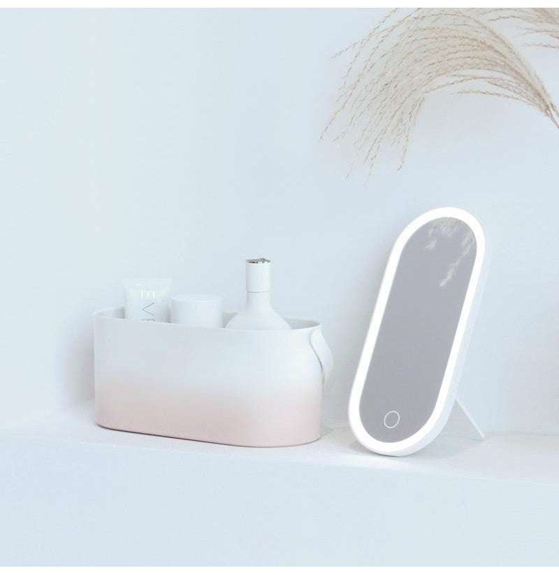 Travel LED Light &amp; Mirror Make - up Storage Box - Exactly Bliss