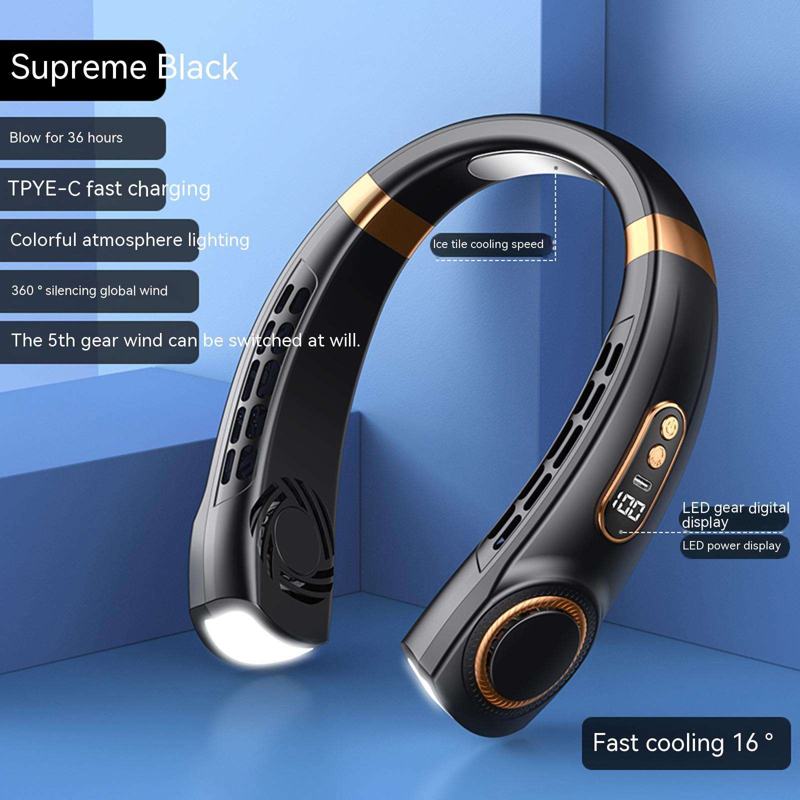 Ultra - Cooling Portable Neck Fan - Exactly Bliss