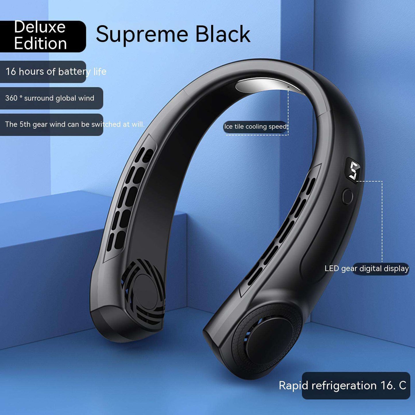 Ultra - Cooling Portable Neck Fan - Exactly Bliss