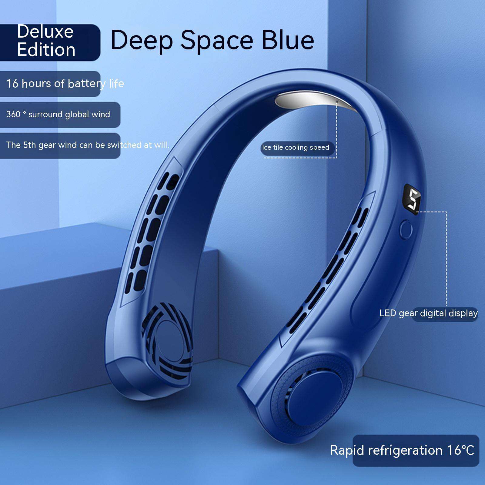 Ultra - Cooling Portable Neck Fan - Exactly Bliss