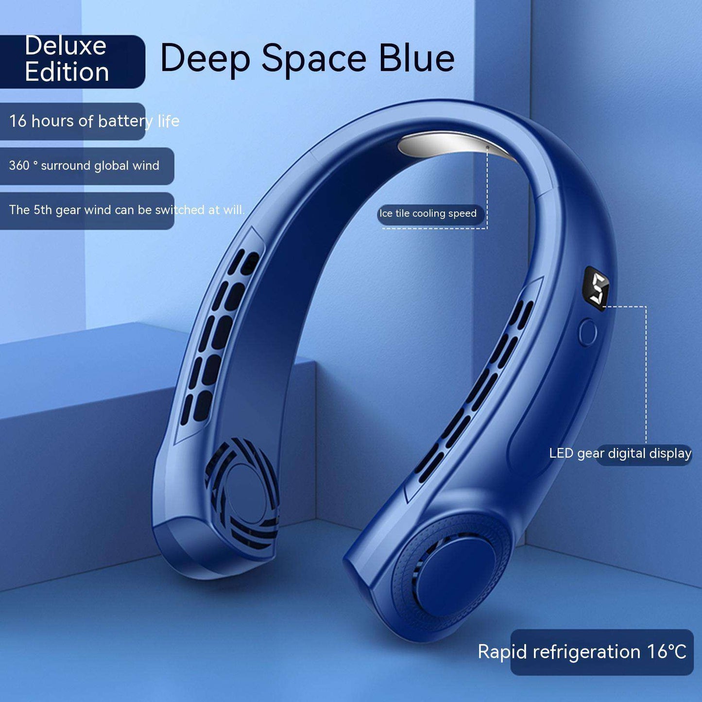 Ultra - Cooling Portable Neck Fan - Exactly Bliss