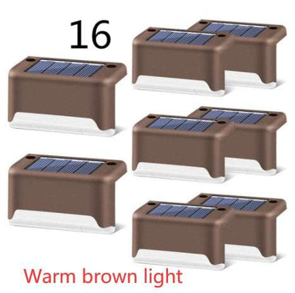 Waterproof LED Solar Fence &amp; Deck Lights - Exactly Bliss